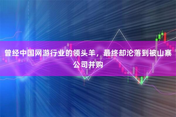 曾经中国网游行业的领头羊，最终却沦落到被山寨公司并购