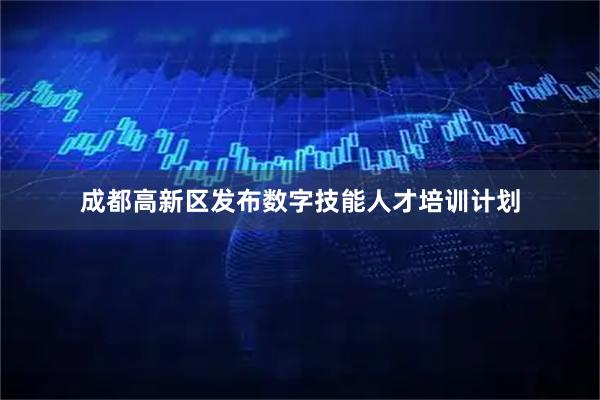 成都高新区发布数字技能人才培训计划